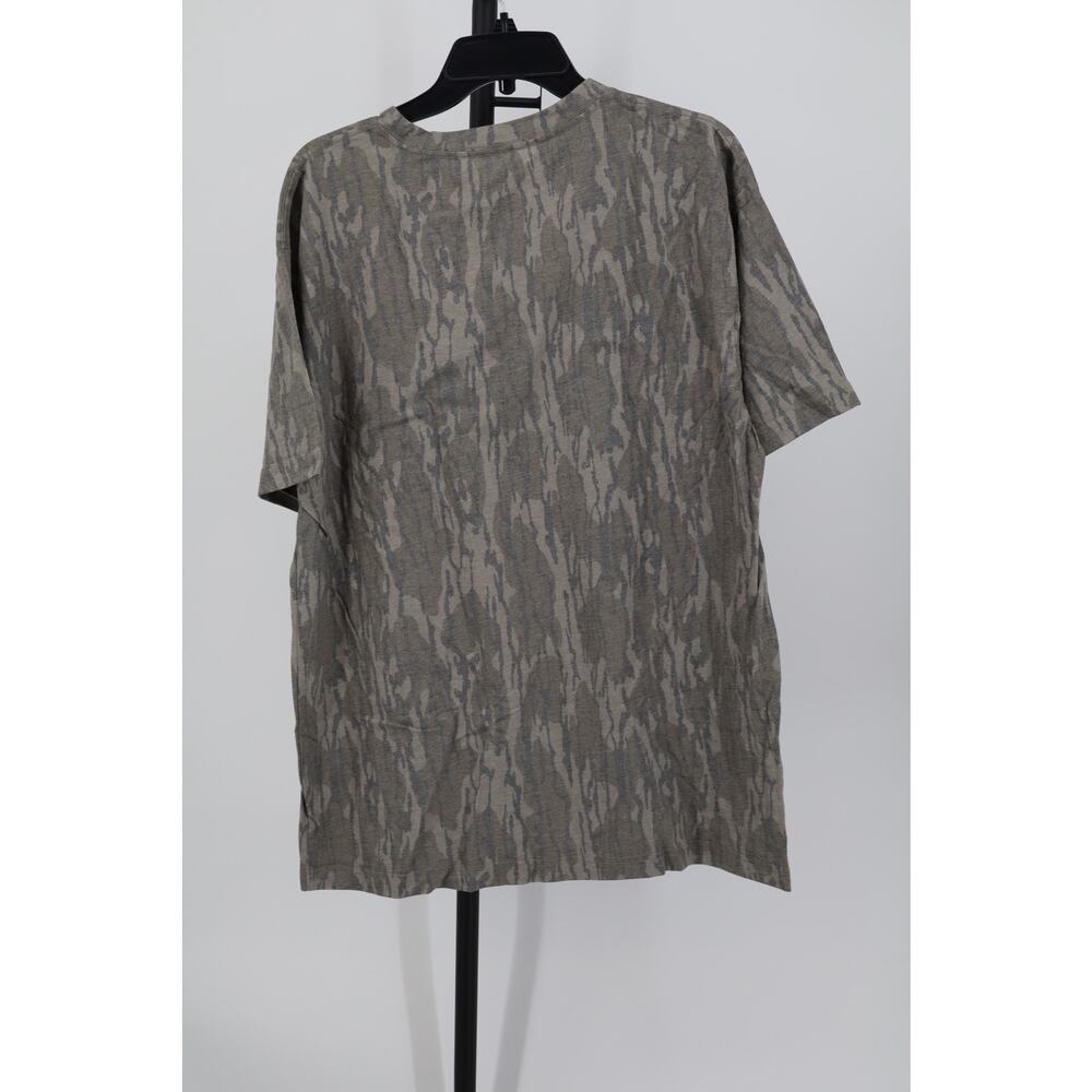 NEW Mossy Oak Bottomland Icon Short Sleeve Tee Men's Gray Anthler Size L - Picture 2 of 4